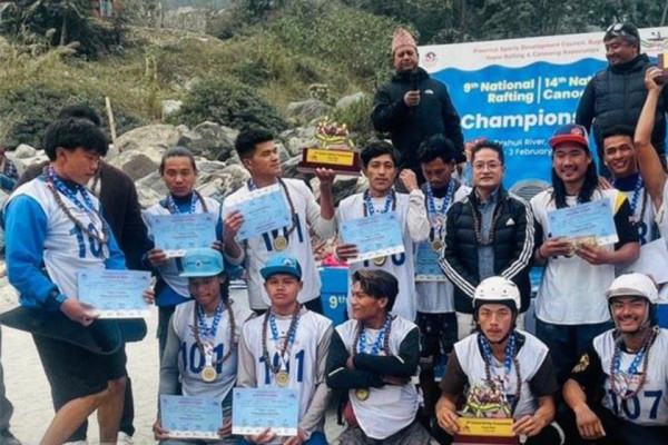 नेपाल राफ्टिङ एन्ड कायक क्लब फिस्लिङ ‘ए’ प्रथम